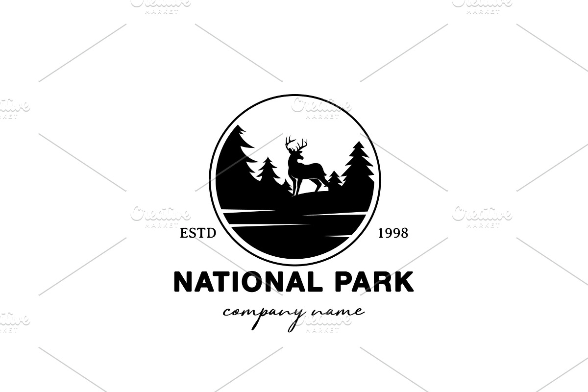 National Park Logo Design, a Branding & Logo Template by AlvinStd
