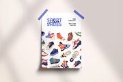 Modern sneakers set + ad templates, an Object Illustration by PaperTrident (Thumbnail 10 of 16)