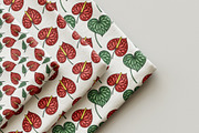 Exotic Anthurium Bloom Patterns, a Pattern Graphic by Elatedowl (Thumbnail 6 of 13)
