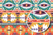 Ethnic pattern in aztec style, a Pattern Graphic by tomuato (Thumbnail 2 of 4)