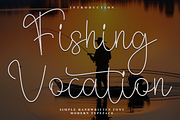 Fishing Vocation, a Handwritten Font by FreshTypeINK (Thumbnail 1 of 8)