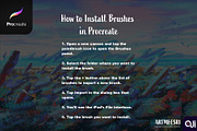 Procreate Brushes set : Painting, a Brush Add-On by Artmeesri (Thumbnail 5 of 6)