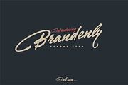 Brandenly Dual font, a Script Font by INKSUN™ (Thumbnail 3 of 4)