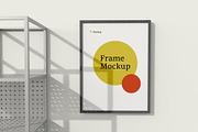 Wall Poster Frame Mockup, a Product Mockup by graphypix (Thumbnail 1 of 4)