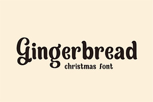 Gingerbread, a Handwritten Font by Mozatype