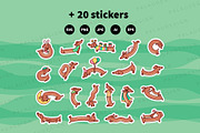 Cute Kawaii Dachshund Dog Character, an Animal Illustration by Palau (Thumbnail 12 of 12)