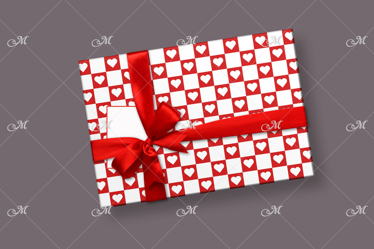 Smart Gift Box Mockup. Top view, a Cups & Container Mockup by Maddy's Art & Mockups (Photo 2 of 5)