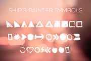 Ship's Painter Rough, a Symbol Font by Frisk Shop (Thumbnail 2 of 5)