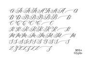 Brunella Script, a Script Font by Seniors (Thumbnail 8 of 12)