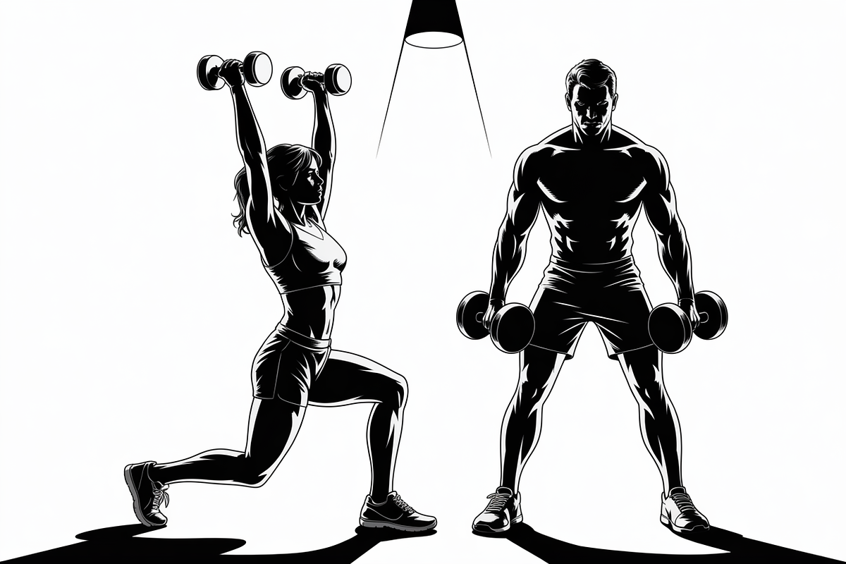 Fitness Workout Training Gym Vector, an Object Graphic by Creativeshirt (Photo 10 of 10)
