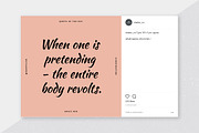 Style Quotes Social Media Kit, a Social Media Template by Viaduc (Thumbnail 6 of 8)