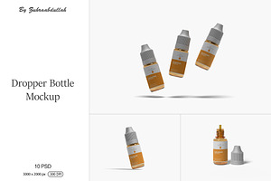 Dropper Bottle Mockup