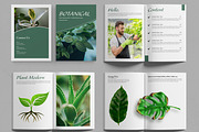 Botanical Portfolio Layout, a Brochure Template by MightyDesign (Thumbnail 3 of 7)