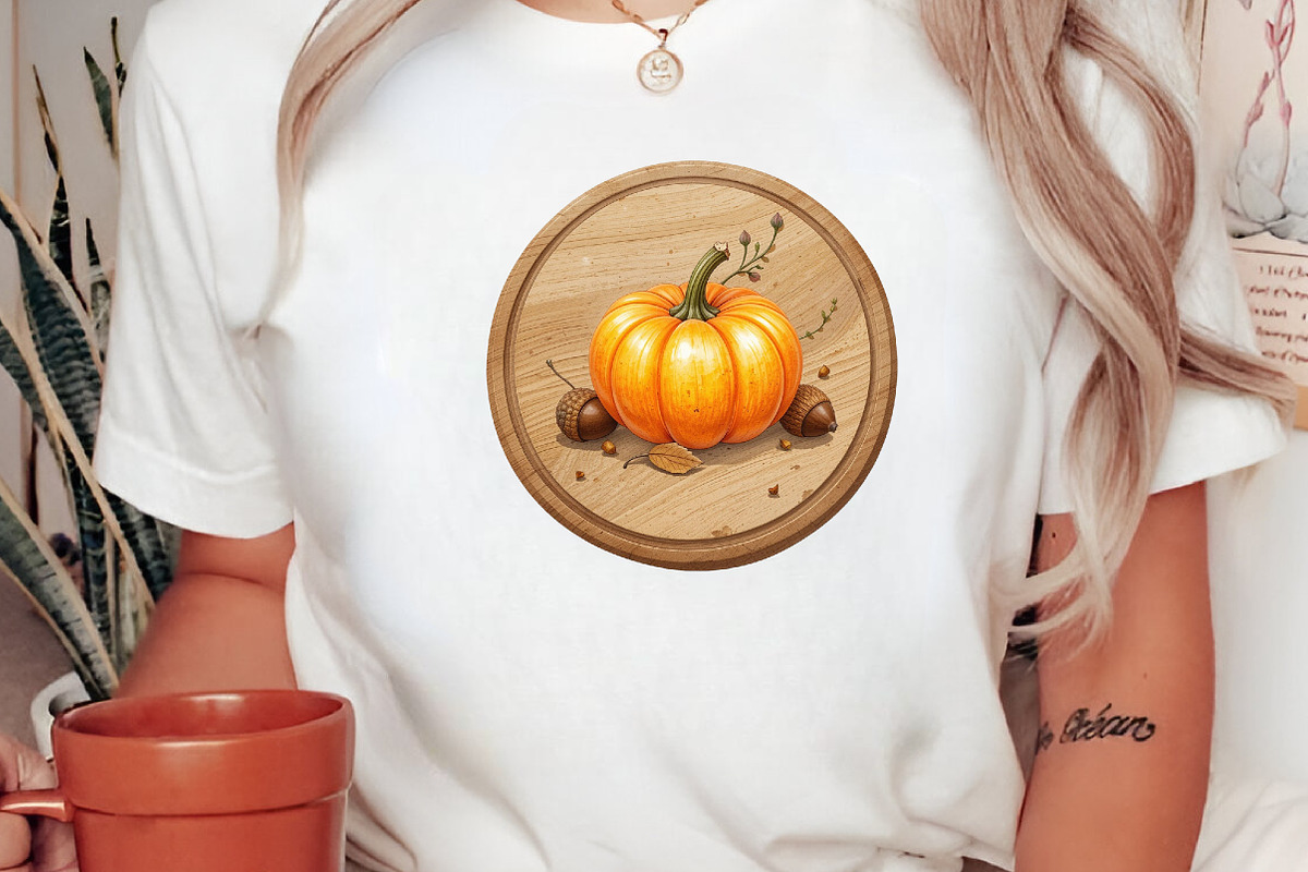 Watercolor Autumn Cutting Board PNG, a Seasonal Illustration by Canvas Craft (Photo 7 of 8)