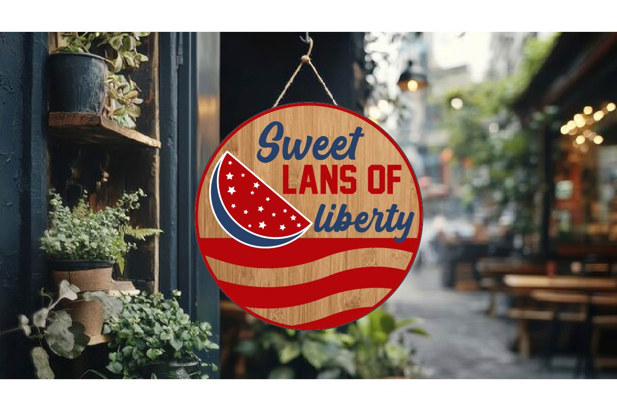 Patriotic Round Sign Cut File SVG, an Object Graphic by EllaMaiyaali (Photo 8 of 8)