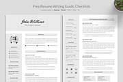 Resume / CV Template | Canva & Word, a Resume Template by CreativeZoom (Thumbnail 4 of 7)