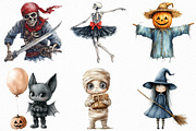 Watercolor Halloween Character, an Illustration by Craft Nest (Thumbnail 5 of 6)