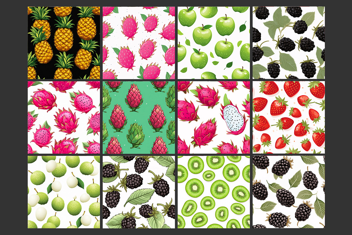 Fruits Seamless Pattern, a Pattern Graphic by Forhadx5 (Photo 8 of 16)