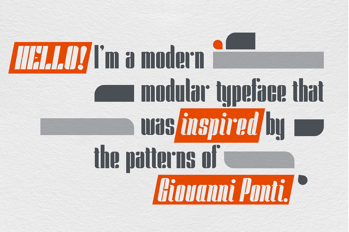 Ponti, a Sans Serif Font by Foundry73 (Photo 6 of 7)