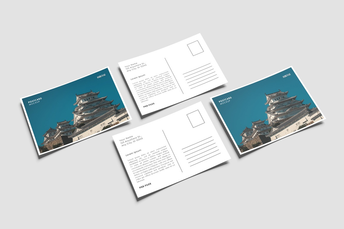 Postcard Mockup, an Advertising Mockup by AndikaGraphic (Photo 7 of 8)