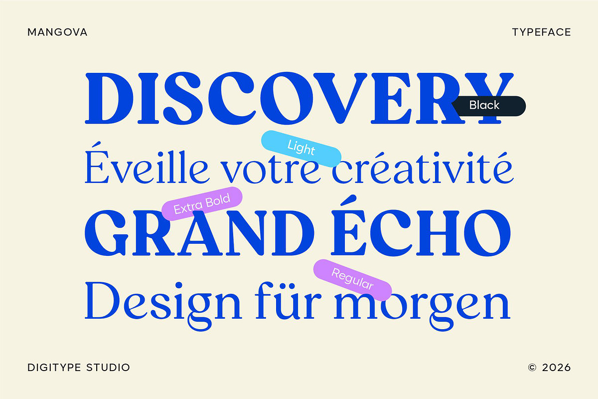 Mangova Font Family, a Serif Font by Digitype Studio (Photo 7 of 10)