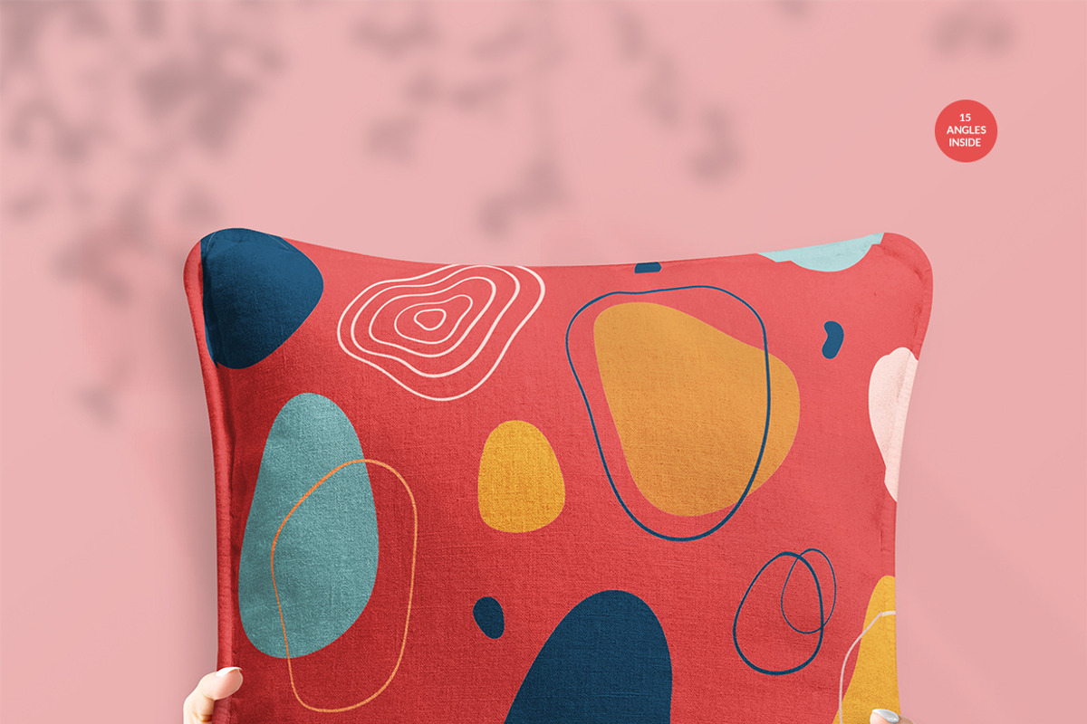 Linen Pillow 15x Mock-ups Set, a Household Mockup by Mocca Mockups Store (Photo 2 of 32)