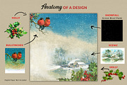 Complete Vintage Christmas Graphics, a Seasonal Illustration by French Kiss Collections (Thumbnail 21 of 28)