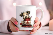Funny Valentine Peeking Dog Clipart, an Illustration by Craft Nest (Thumbnail 7 of 11)