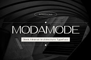 Modamode – Architecture Typeface, a Font by HipFonts (Thumbnail 1 of 11)