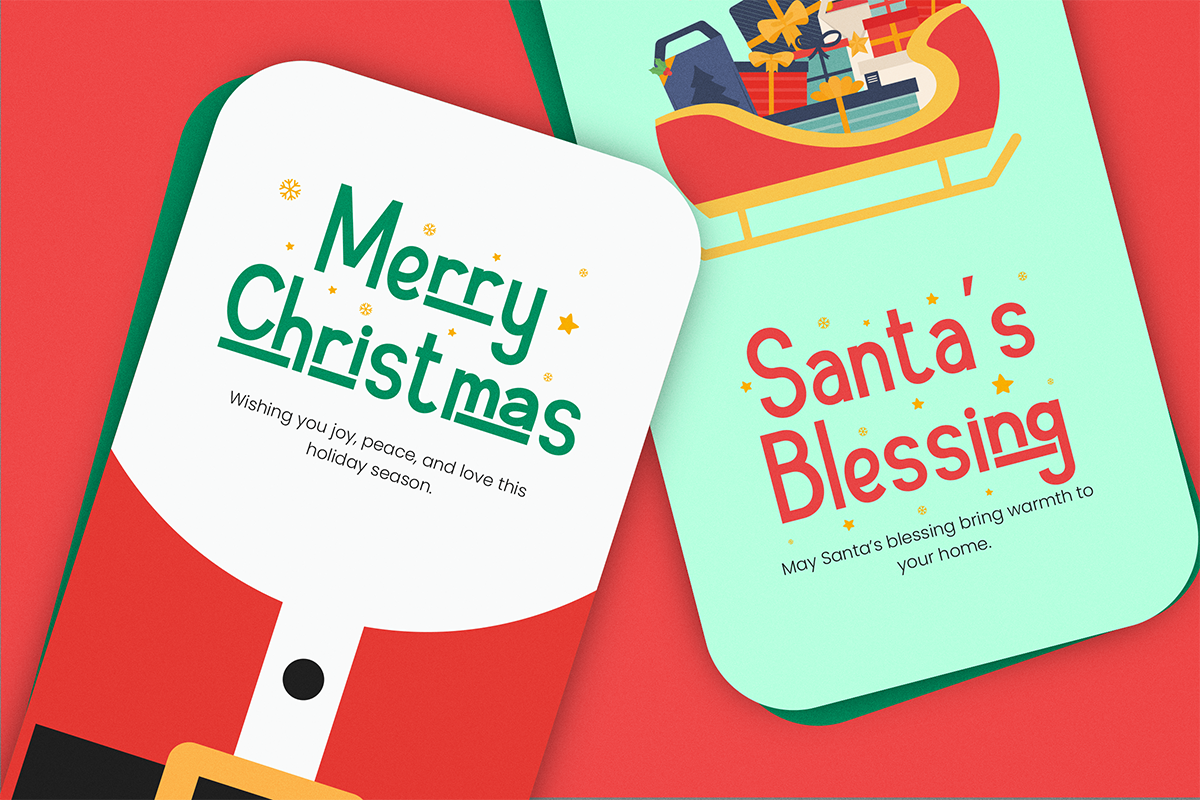 Merryline - Christmas Display Font, a Sans Serif Font by PuriCreative (Photo 2 of 8)