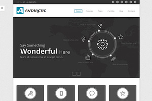 Antarctic Bootstrap Site Theme