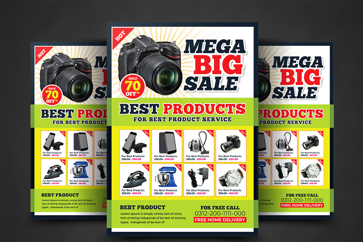Product Flyer, a Flyer Template by AfzaalGraphics (Photo 1 of 4)