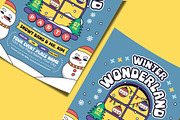 Winter Wonderland Flyer Template, a Flyer Template by Tiptop Graphic (Thumbnail 3 of 5)