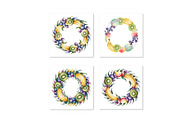 Fruit and berry wreath.Watercolor, an Object Graphic by SketchArtStudio (Thumbnail 3 of 3)