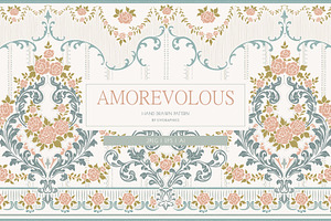 Victorian Style Ornate Pattern, a Pattern Graphic by GVGraphics