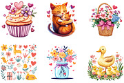Happy Mother's Day Clipart, an Illustration by Designking (Thumbnail 4 of 5)