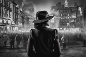 Gangster woman 1920 year. Generate, a Person Photo by Ylivdesign