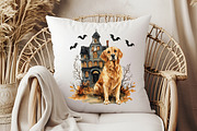 Golden Retriever Halloween Bundle, an Illustration by Pixels.Craft (Thumbnail 6 of 7)