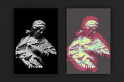Lost Signal Effect for Posters, a Layer Style Add-On by Design Squad (Thumbnail 2 of 2)
