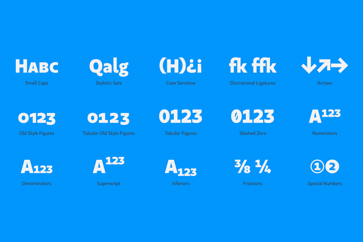 Kappa Typefamily, a Font by W Type Foundry (Photo 13 of 13)