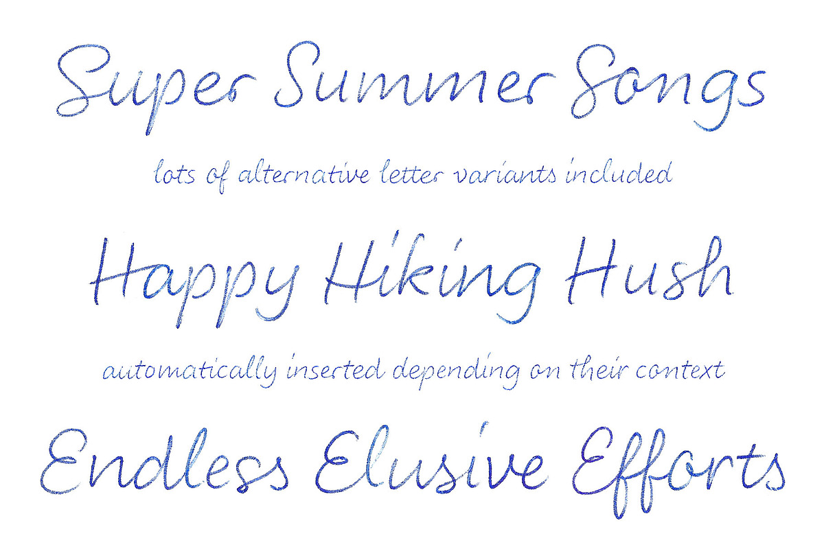 Color Font LiebeHeide, a Script Font by LiebeFonts (Photo 6 of 19)