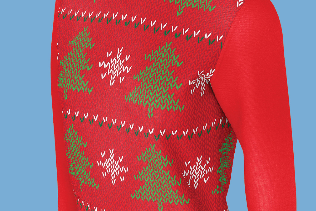 Seamless Ugly Sweater Pattern Pack, a Pattern Graphic by Core Gallery (Photo 9 of 10)