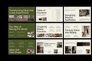 Green Minimal Portfolio PowerPoint, a Presentation Template by Neermana (Thumbnail 2 of 4)