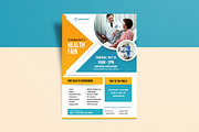 Health Fair Flyer Template Canva, a Flyer Template by retrographix (Thumbnail 2 of 4)