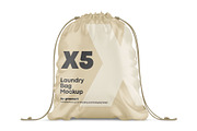 Laundry Bag Mockup, an Apparel Mockup by Green Art (Thumbnail 1 of 5)