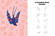 Swallow Birds Creator for Procreate, a Brush Add-On by Pencil Twist (Thumbnail 3 of 11)