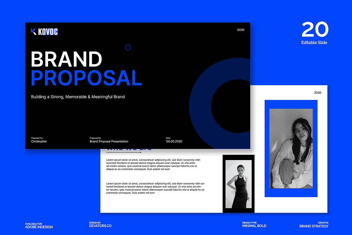 Brand Proposal Presentation Deck, a Presentation Template by Devators (Photo 3 of 6)