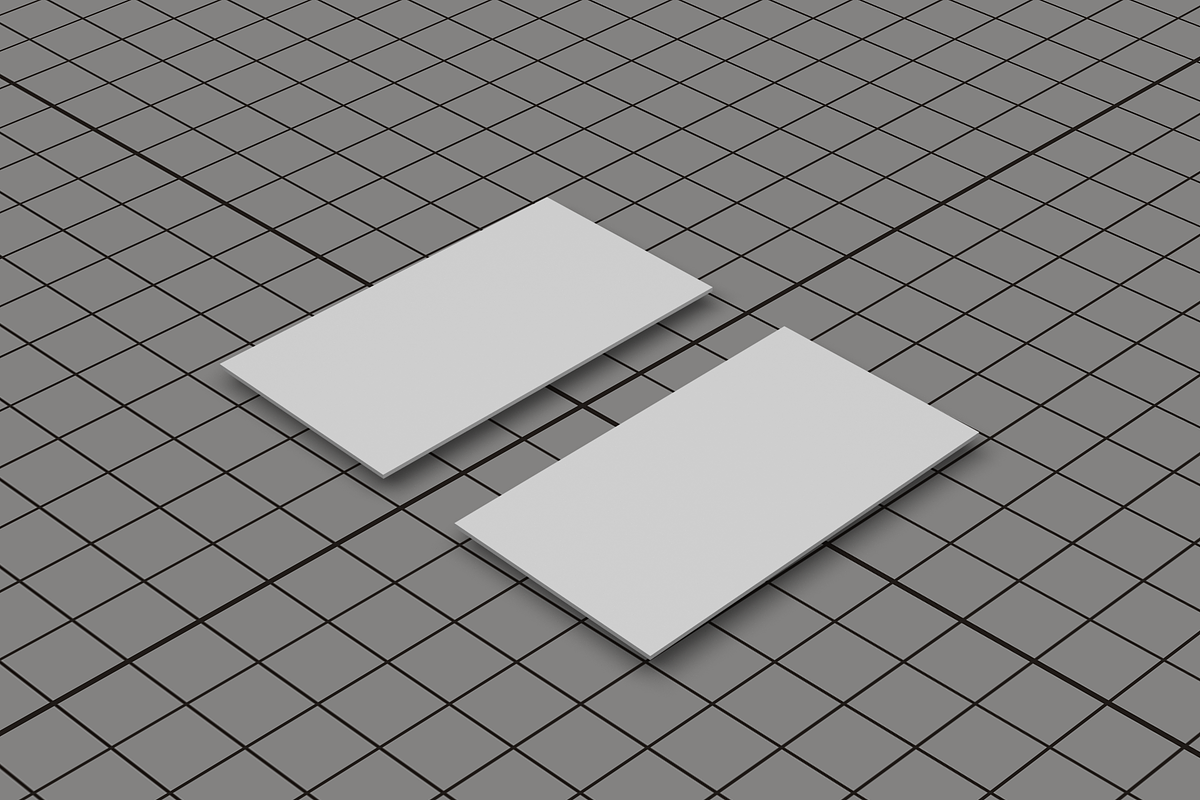 business card mockup on marble, a Business Card Template by Michał Pieczyński (Photo 3 of 5)