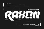 RAXON – Futuristic Font, a Font by productype1 (Thumbnail 1 of 12)