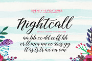 Nightcall Script, a Script Font by Picatype Studio (Thumbnail 10 of 13)